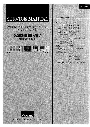 Service manual Sansui RG-707 ― Manual-Shop.ru