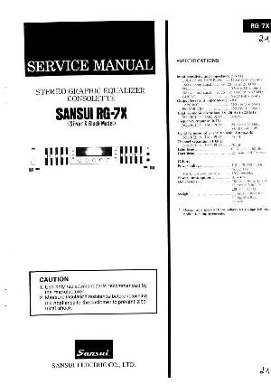 Service manual Sansui RG-7X ― Manual-Shop.ru