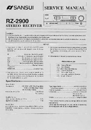 Service manual Sansui RZ-2900 ― Manual-Shop.ru