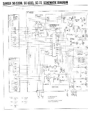 Service manual Sansui SC-77, SC-5300, SC-5330 (schematic) ― Manual-Shop.ru