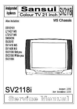 Service manual Sansui SV2118I ― Manual-Shop.ru