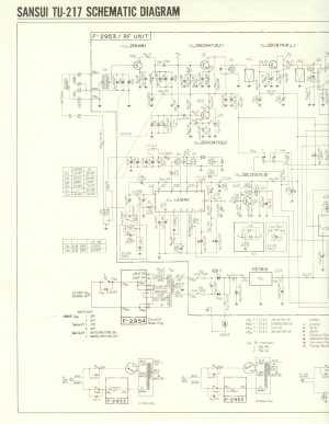 Сервисная инструкция Sansui TU-217 (schematic) ― Manual-Shop.ru