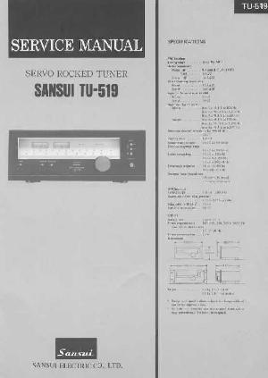 Service manual Sansui TU-519  ― Manual-Shop.ru