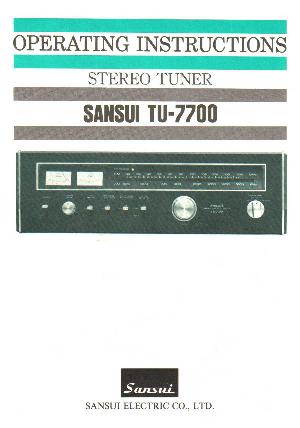 Сервисная инструкция Sansui TU-7700 ― Manual-Shop.ru