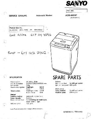 Service manual Sanyo ASW-602AP ― Manual-Shop.ru