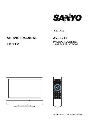 Service manual SANYO AVL-3210 ― Manual-Shop.ru