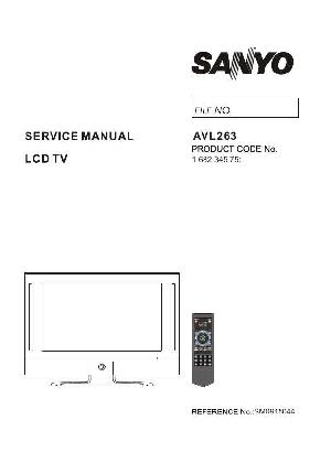 Service manual Sanyo AVL263 ― Manual-Shop.ru
