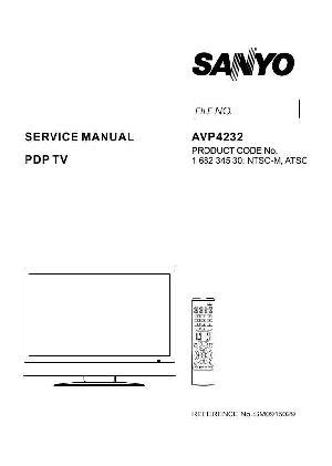 Service manual Sanyo AVP4232  ― Manual-Shop.ru