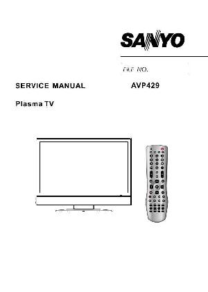 Service manual Sanyo AVP429 ― Manual-Shop.ru