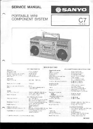 Service manual Sanyo C-7 ― Manual-Shop.ru