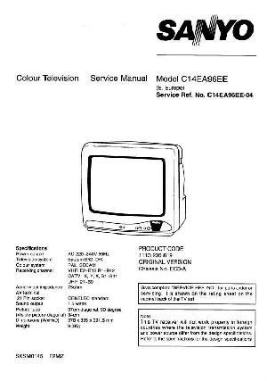 Сервисная инструкция SANYO C14EA96EE, EC3-A ― Manual-Shop.ru