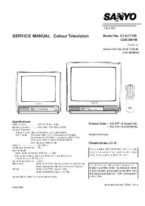 Сервисная инструкция SANYO C14LT77M, C20LB87M ― Manual-Shop.ru