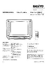 Service manual SANYO C20EV57