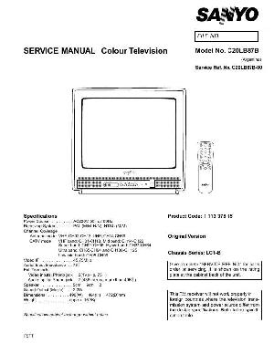 Сервисная инструкция Sanyo C20LB87B ― Manual-Shop.ru