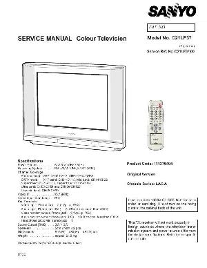 Service manual Sanyo C21LF37 ― Manual-Shop.ru