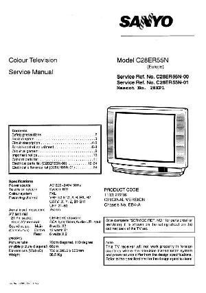 Сервисная инструкция SANYO C28ER55N ― Manual-Shop.ru