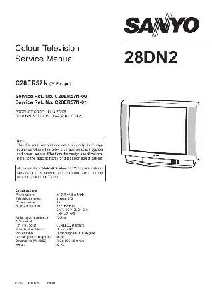 Service manual SANYO C28ER57N, 28DN2, EB4-A ― Manual-Shop.ru