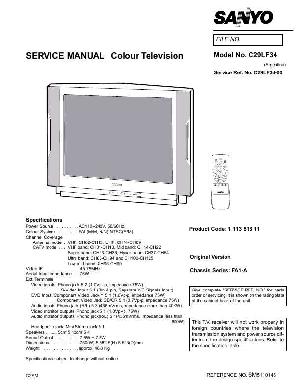 Сервисная инструкция SANYO C29LF34 ― Manual-Shop.ru