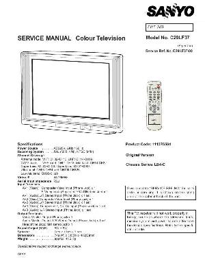 Service manual Sanyo C29LF37 ― Manual-Shop.ru