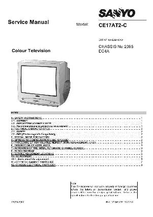 Service manual SANYO CE17AT2-C ― Manual-Shop.ru