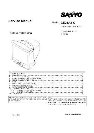 Service manual Sanyo CE21A2 ― Manual-Shop.ru