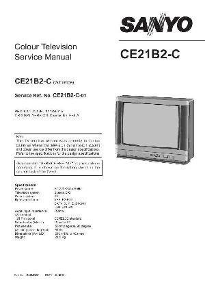 Сервисная инструкция SANYO CE21B2 ― Manual-Shop.ru