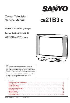 Service manual Sanyo CE21B3C ― Manual-Shop.ru