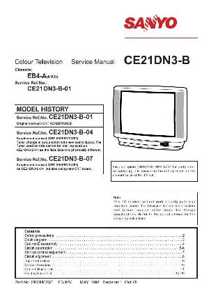 Service manual SANYO CE21DN3 ― Manual-Shop.ru