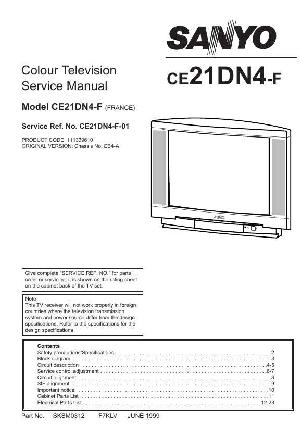 Service manual Sanyo CE21DN4 ― Manual-Shop.ru