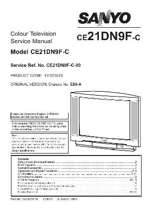 Service manual Sanyo CE21DN9F ― Manual-Shop.ru