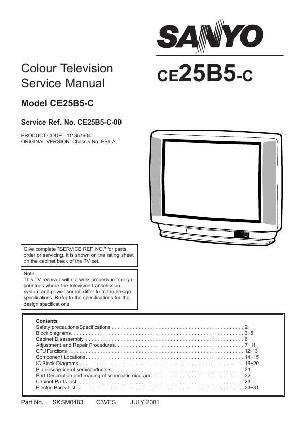 Сервисная инструкция SANYO CE25B5 ― Manual-Shop.ru