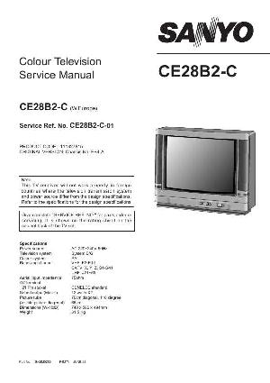 Сервисная инструкция SANYO CE28B2 ― Manual-Shop.ru