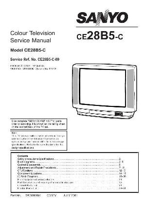 Сервисная инструкция Sanyo CE28B5 ― Manual-Shop.ru
