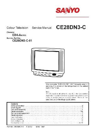 Service manual SANYO CE28DN3 ― Manual-Shop.ru