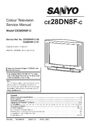 Сервисная инструкция Sanyo CE28DN8F-C ― Manual-Shop.ru