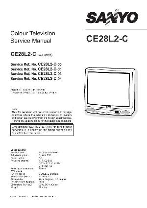Сервисная инструкция Sanyo CE28L2 ― Manual-Shop.ru