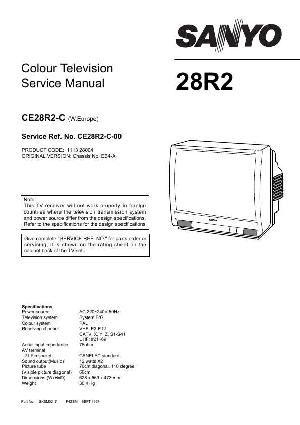 Сервисная инструкция SANYO CE28R2, 28R2, EB4-A ― Manual-Shop.ru