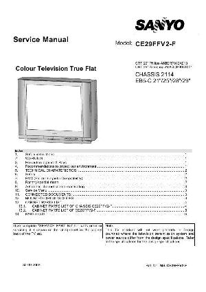 Сервисная инструкция Sanyo CE29FFV2-F ― Manual-Shop.ru
