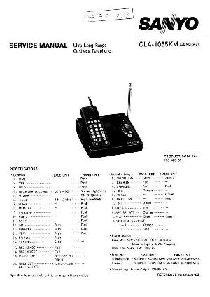 Сервисная инструкция Sanyo CLA-1055 ― Manual-Shop.ru
