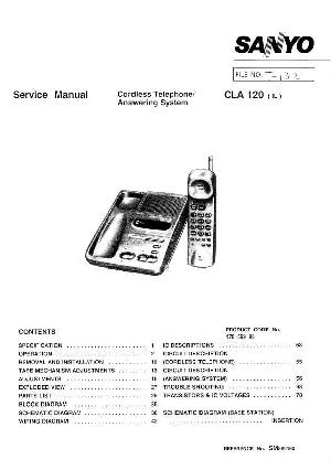 Service manual Sanyo CLA-120 ― Manual-Shop.ru