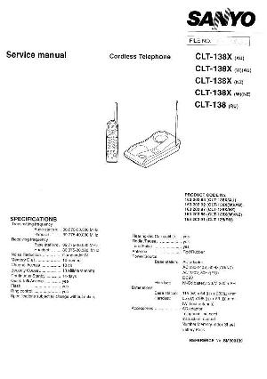 Service manual Sanyo CLT-138 ― Manual-Shop.ru