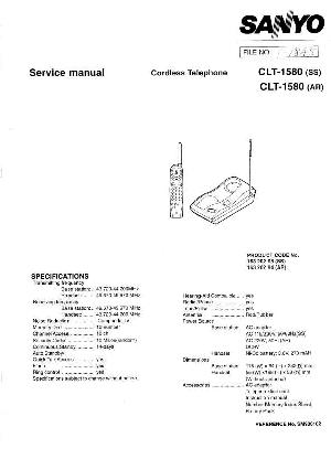 Сервисная инструкция Sanyo CLT-1580 ― Manual-Shop.ru