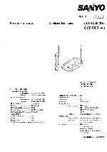 Service manual Sanyo CLT-1580