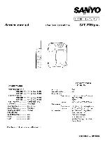 Сервисная инструкция Sanyo CLT-2761