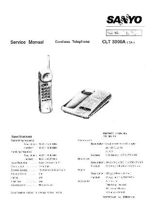 Service manual Sanyo CLT-3300A ― Manual-Shop.ru