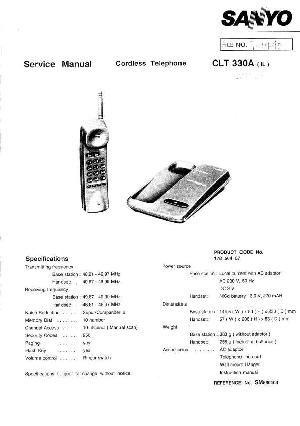 Сервисная инструкция Sanyo CLT-330A ― Manual-Shop.ru