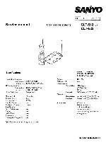 Сервисная инструкция Sanyo CLT-513, CLT-523