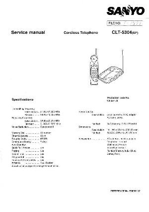Service manual Sanyo CLT-5304 ― Manual-Shop.ru