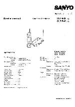 Service manual Sanyo CLT-533, CLT-543