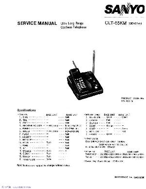 Service manual Sanyo CLT-55 ― Manual-Shop.ru